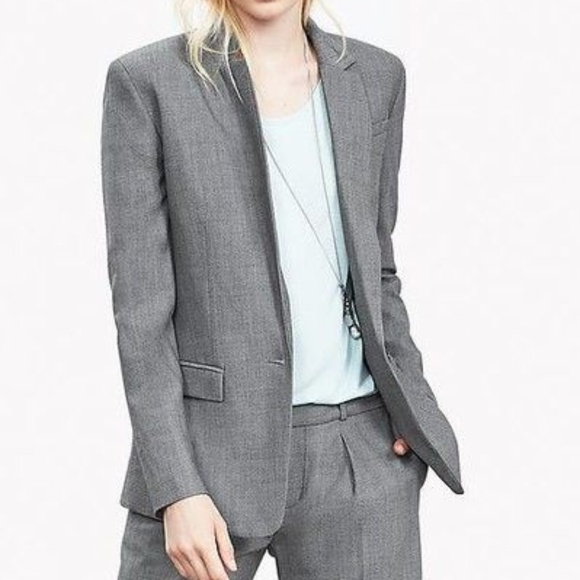 Banana Republic Jackets & Blazers - Banana Republic Gray Lightweight Wool Blazer